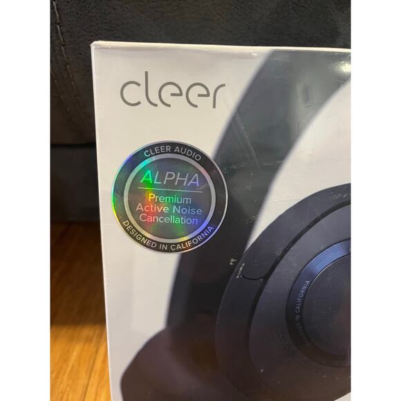 Cleer Audio Alpha Noise Canceling Bluetooth Over Ear Headphones Midnight Blue - Picture 3 of 5